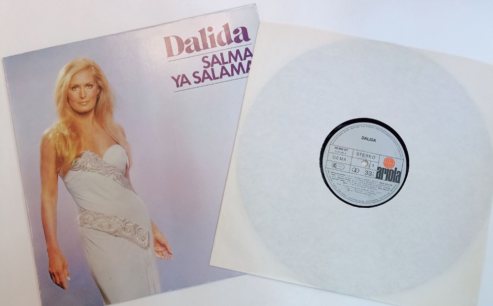 Винтажная виниловая пластинка LP Dalida Salma Ya Salama (Germany 1978)