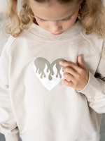 Свитшот для девочки осенний с завязками