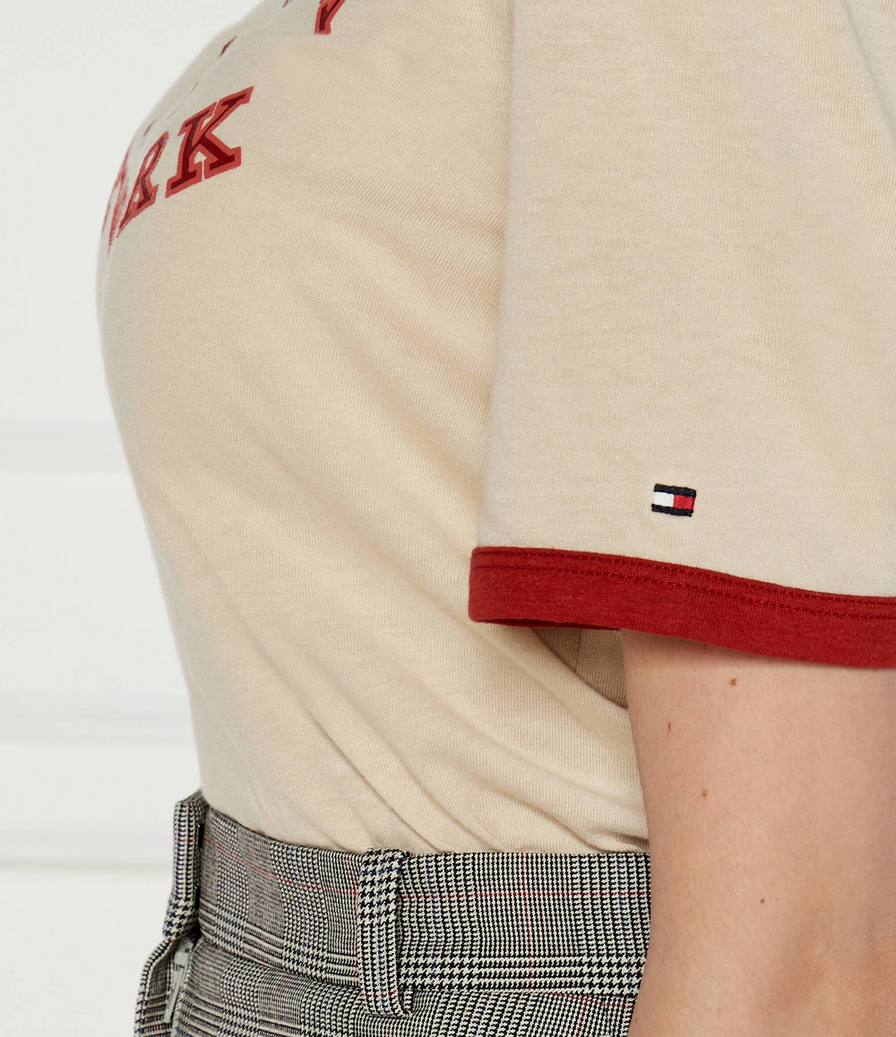 Футболка VARSITY Tommy Hilfiger - бежевый(WW0WW42585)