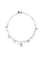 Чокер "Oval White Star"