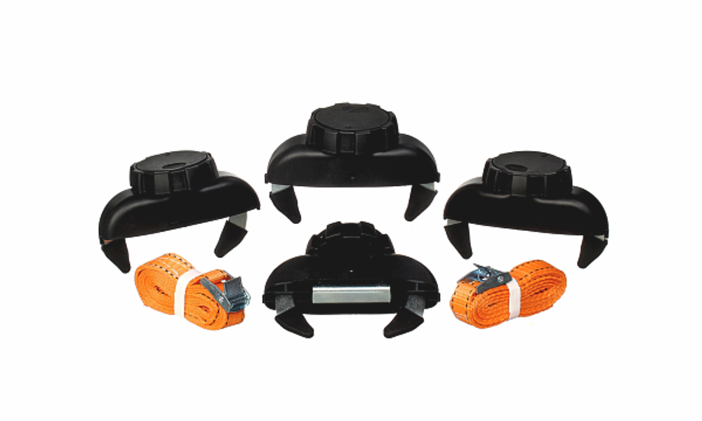 Автобокс на крышу автомобиля "Winner 585" двустороннее открывание (графит дастинг) / Евродеталь