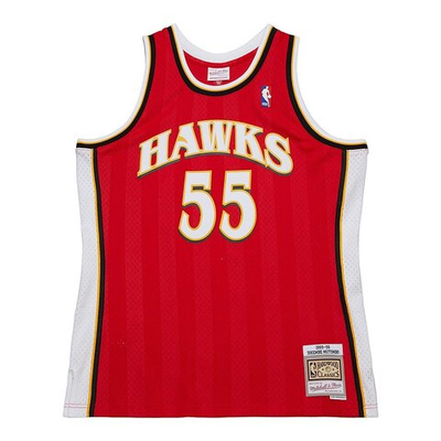 Футболка Mitchell&Ness NBA Hardwood Classics Swingman Jersey 1999/00 Atlanta Hawks Dikembe Mutombo Red