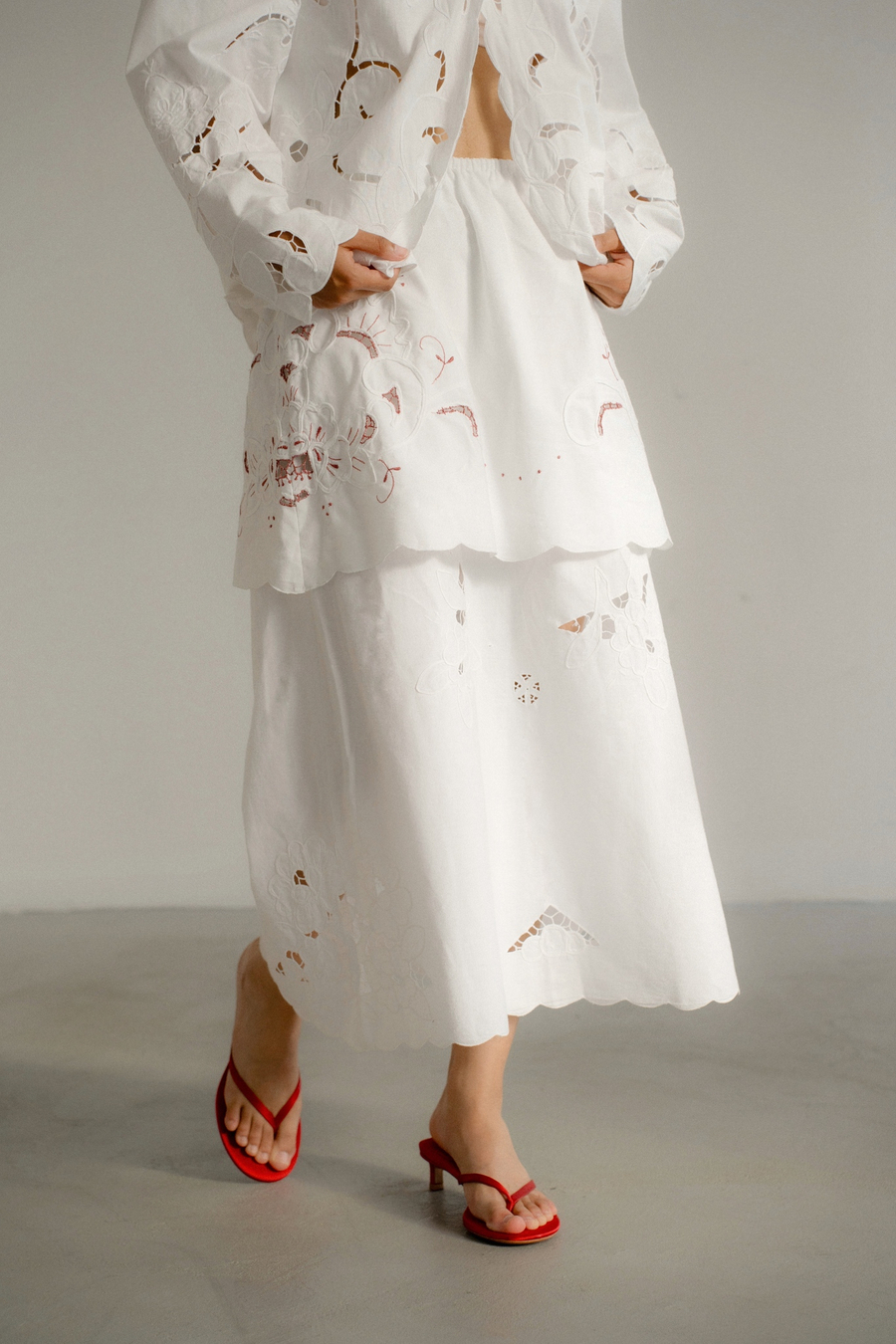 Двухярусная юбка