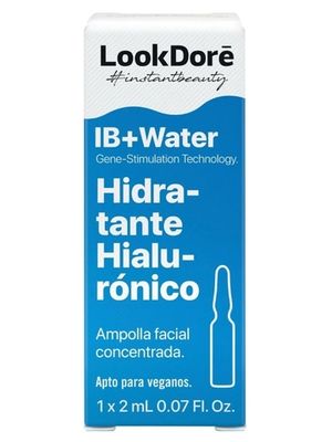 LookDore LOOK DORE IB WATER AMPOULES MOISTURIZING HYALURONIC концентр. сыворотка в ампулах для интенсивного увлажнения с гиалуроновой кислотой 1х2мл