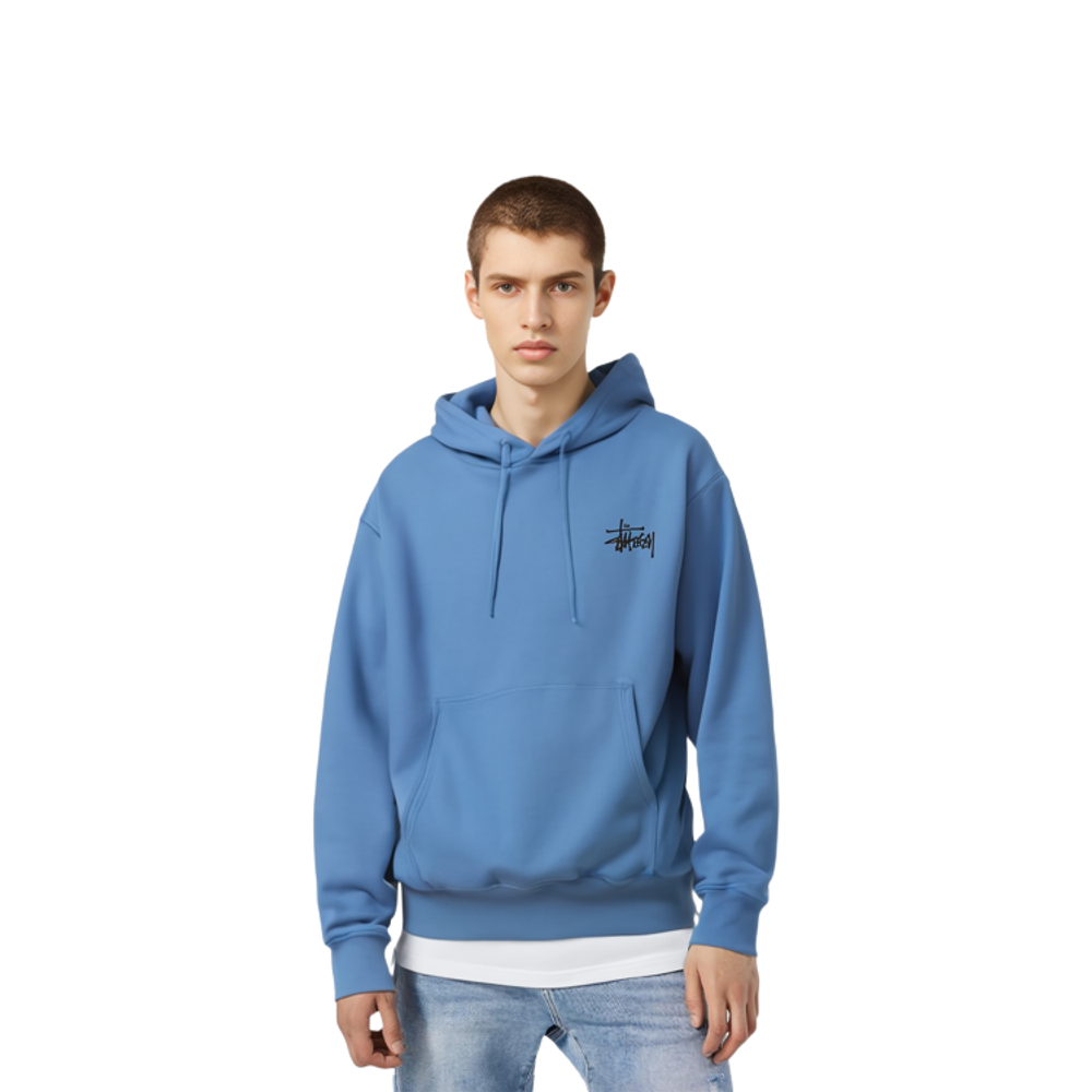 Худи Stussy Basic Stussy Pigment Dyed Hoodie Logo, 1924879