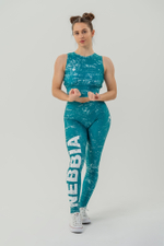 КРОП ТОП CROP TANK TOP ROUGH GIRL 617 ЗЕЛЕНЫЙ
