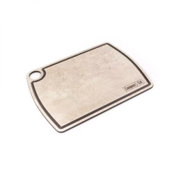 Доска разделочная c желобом 29х22см ComposeEat Fashion порфир кремовый