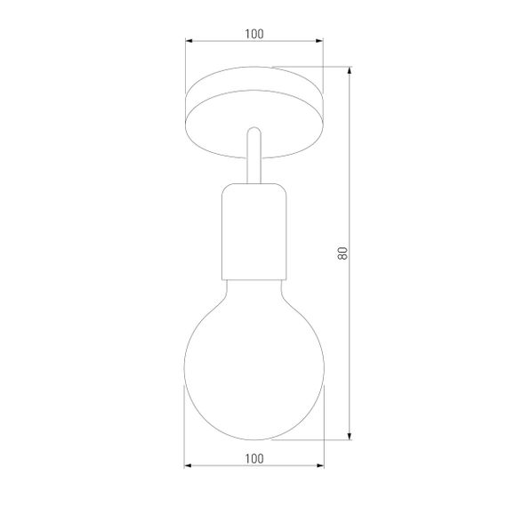 Потолочный светильник TK Lighting 1901 Retro