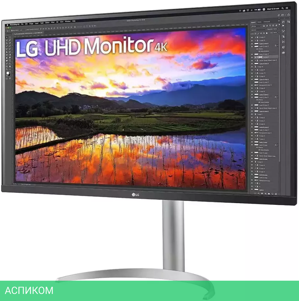 Монитор LG 32UP55NP-W