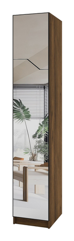 Пенал 1С/2200 Зеркало ЭЛЬТОН