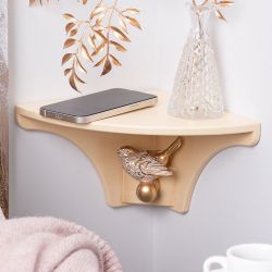 Полочка Гармония (угловая) Айвори