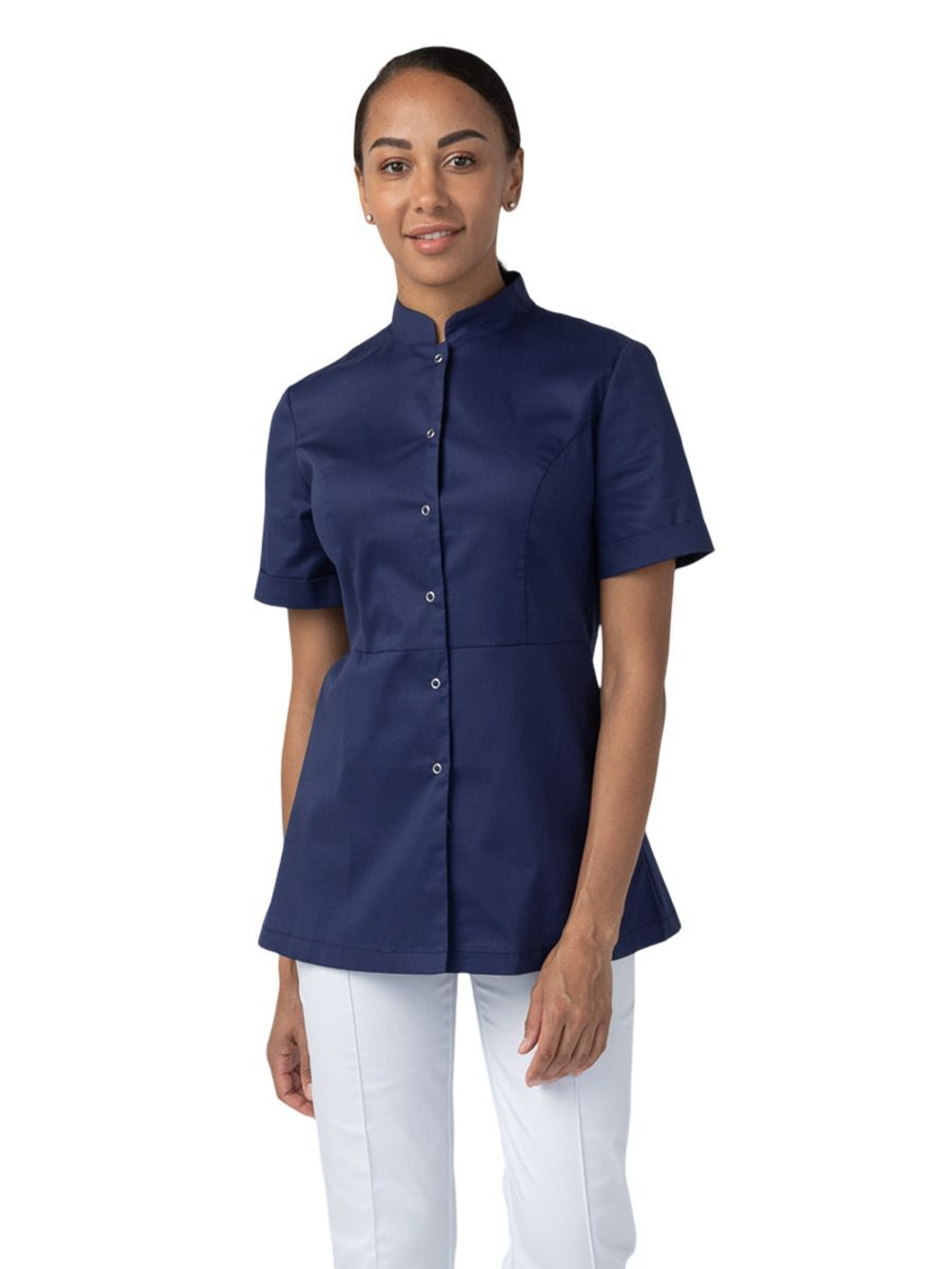 Туника медицинская женская Dr. Nice DRN422 на кнопках, синий, 40