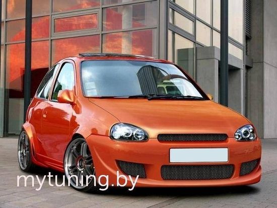 Передний бампер XS Opel Corsa B