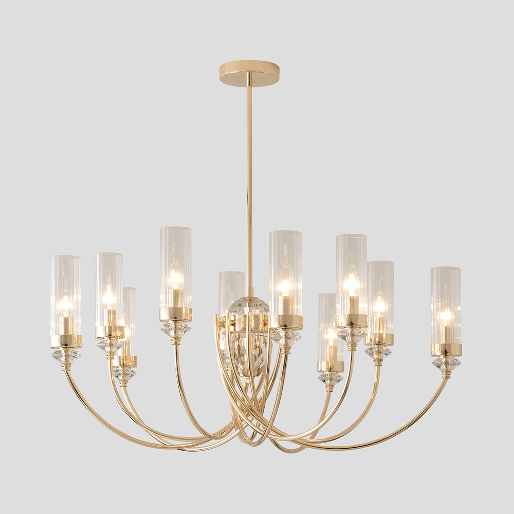 Люстра Crystal Lux SECRET SP10 GOLD