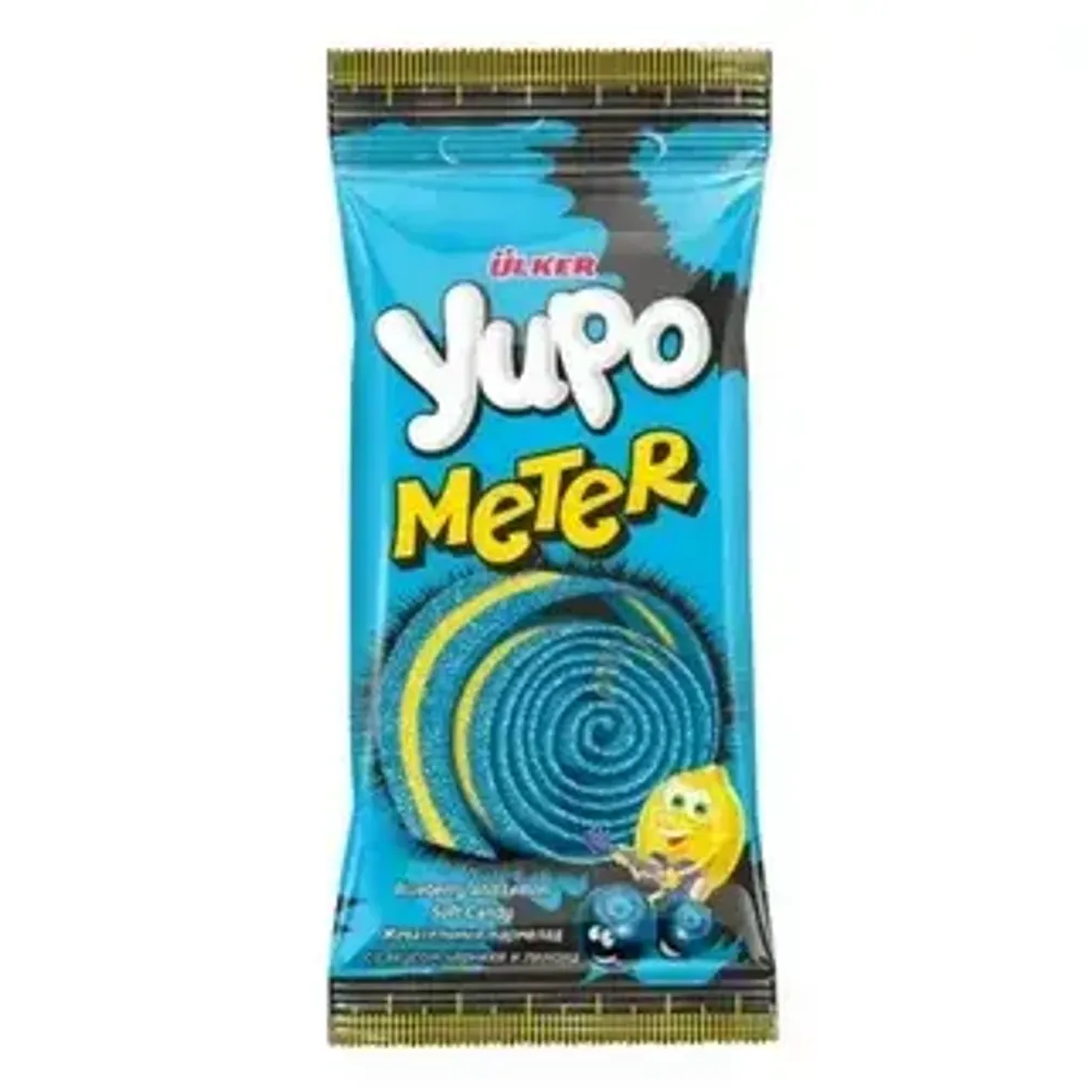 Мармеладная лента YUPO Черника-Лимон 50г