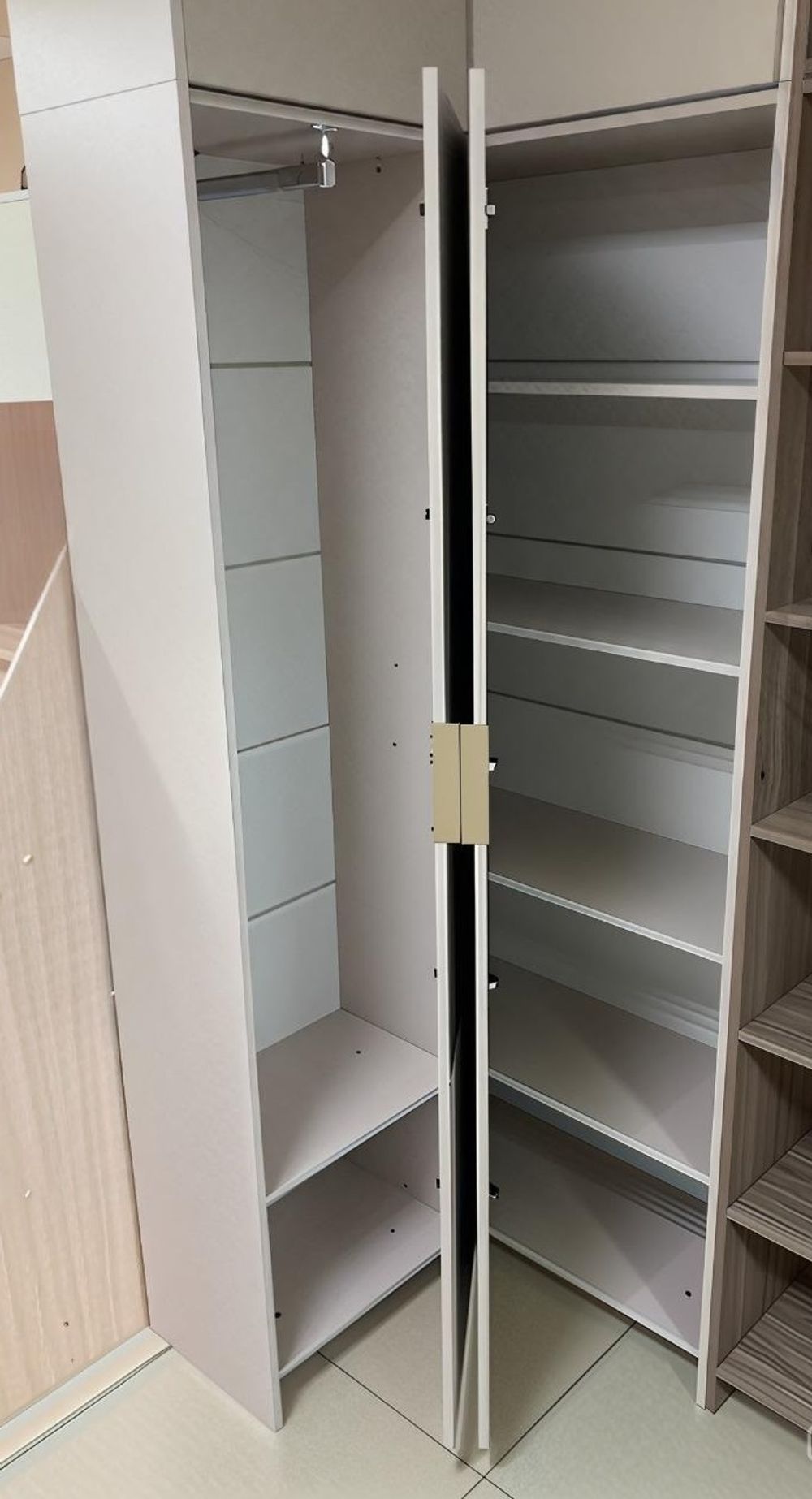 Шкаф угловой Пандора ШКУ-07 Кашемир/Айриш MF-03