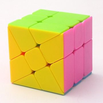 ГОЛОВОЛОМКА КУБИК РУБИК 3х3 УСЛОЖНЕННЫЙ ЦВЕТНОЙ