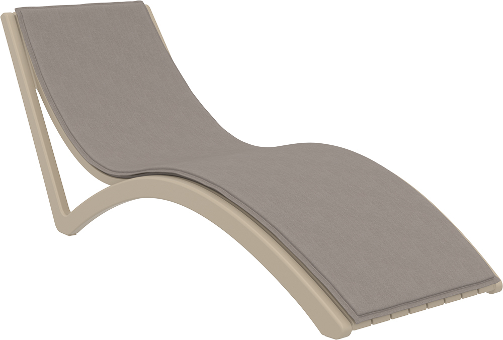 Матрас для шезлонга Siesta Contract Slim, светло-коричневый