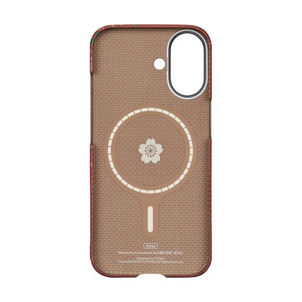 Чехол Pitaka Edge Case для iPhone 17, Рассветный красный | Daybreak Red
