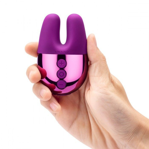 Фиолетовый вибратор с ушками Le Wand Double Vibe