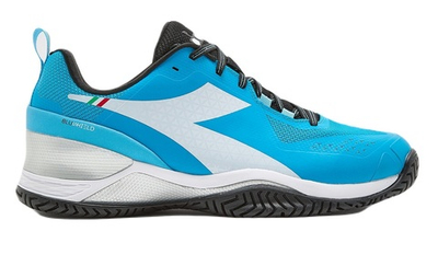 Теннисные кроссовки Diadora Blushield Torneo AG - blue jewel/white/black - White Black Blue Бирюзовый