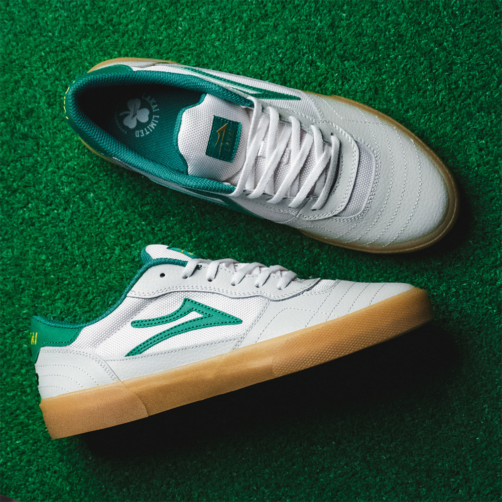 Keды Lakai Cambridge White/Green Leather (Q1-25)