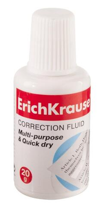 Корректирующая жидкость с губкой 20гр. 1/10 (Erich Krause)