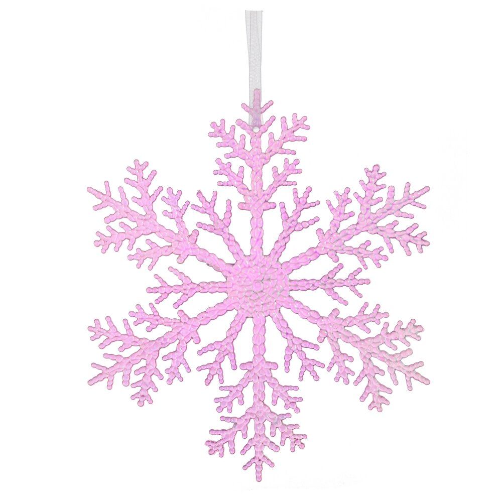 GAEM Украшение новогоднее "Снежинка", L21 W0,1 H21 см, 3в.