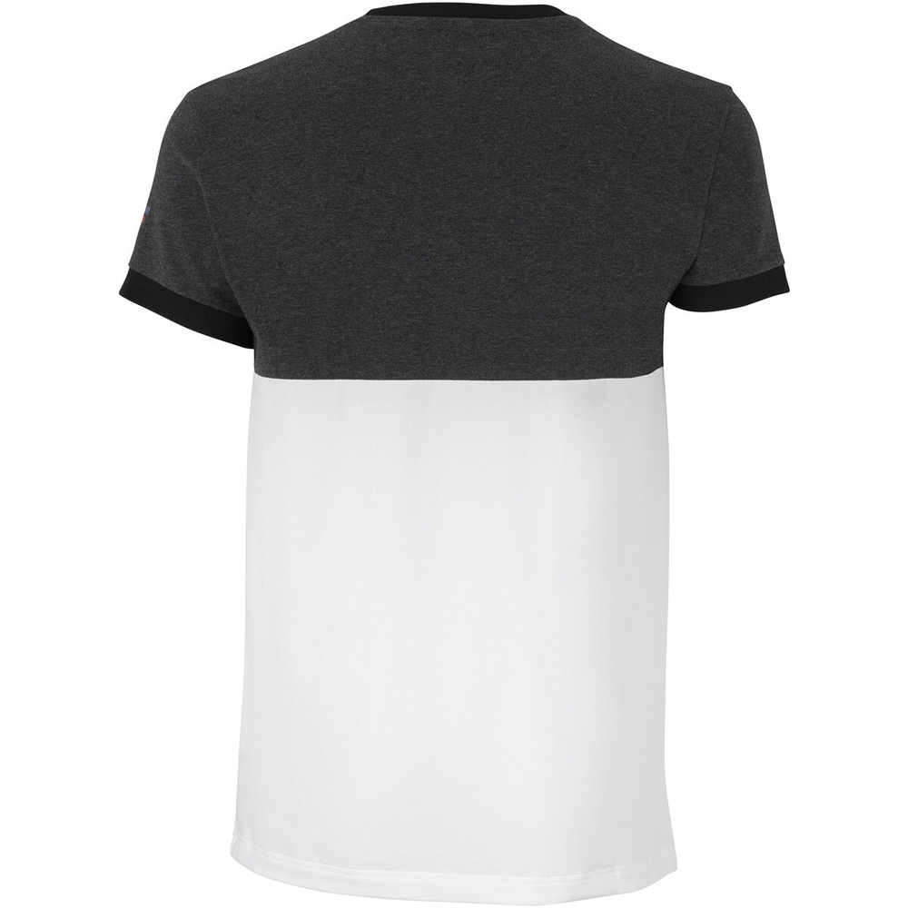 Детская теннисная футболка Tecnifibre F1 Stretch Jr - black heather