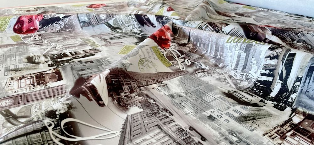 Велюр Машинки Принт 001