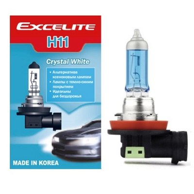 Лампа H11 55W 12V CW PGJ19-2 Excelite 1шт холодный свет