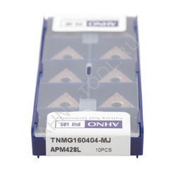 Пластина твердосплавная ISO TNMG160404-MJ APM428L AHNO по жаропроч. и нерж.стали, получистовая