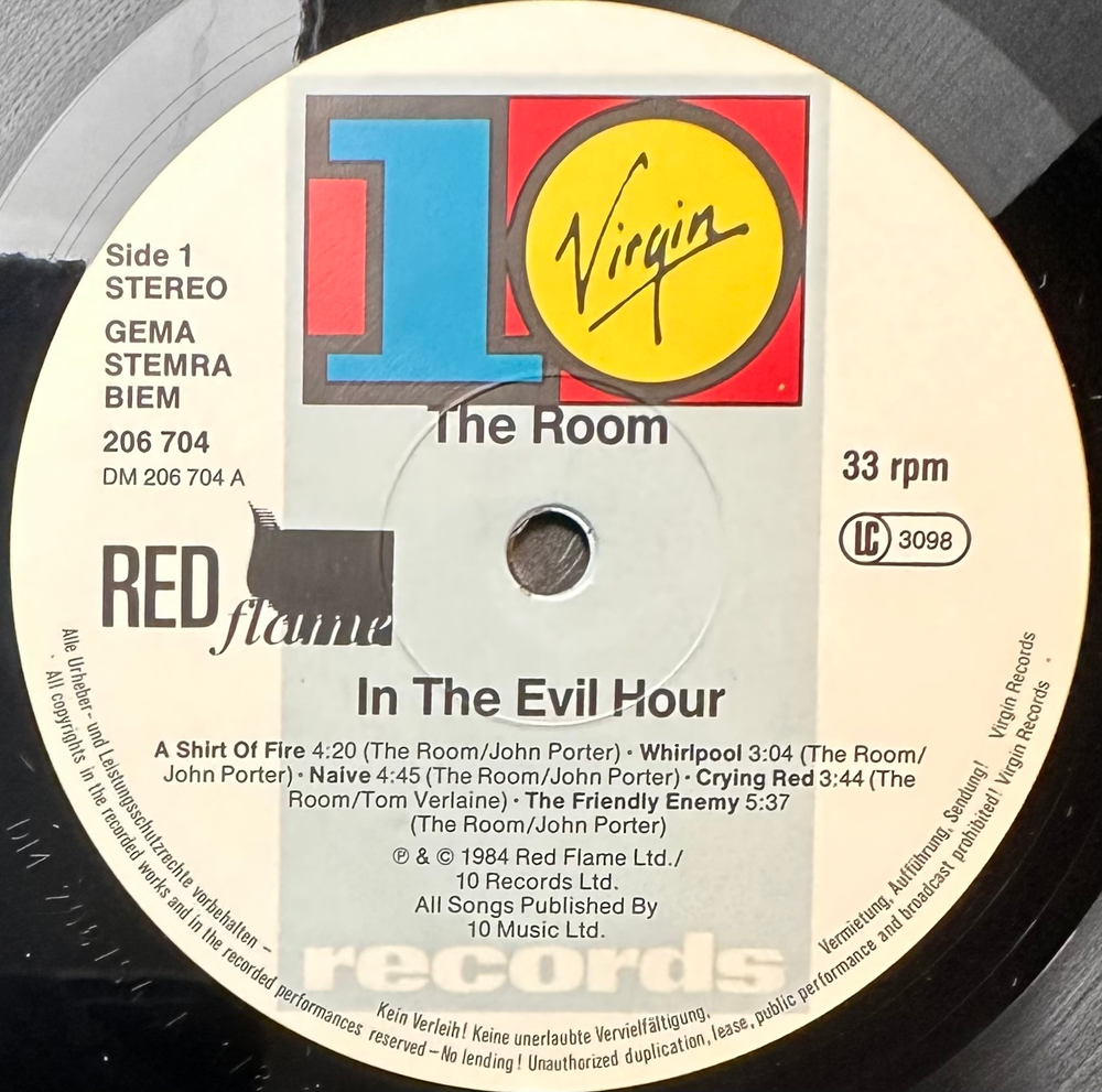 The Room- In Evil Hour (Германия 1984г.)