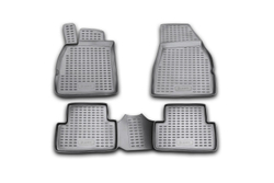 Коврики Standard, в салон RENAULT Megane II 2002-2009, 4 шт. (полиуретан, чёрные) Element.NLC.41.07.210