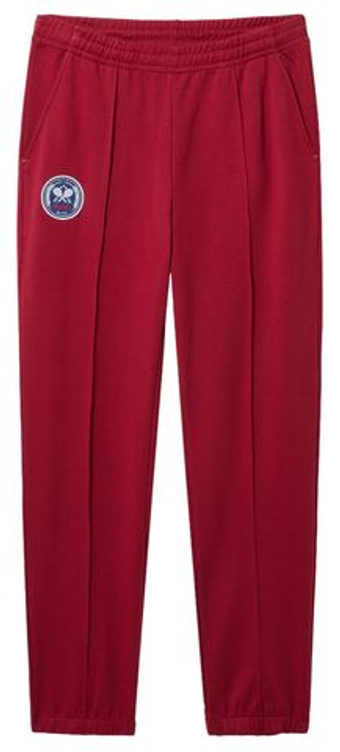 Мужские теннисные брюки из австралийского флиса Legend - бордовый