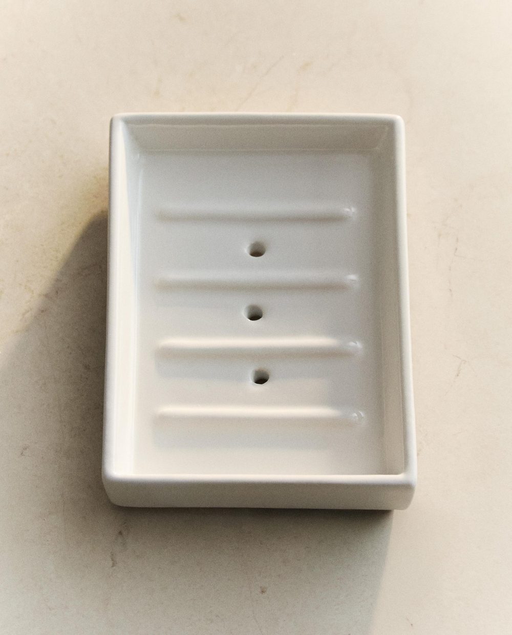 Zara Home мыльница, фаянс, белый