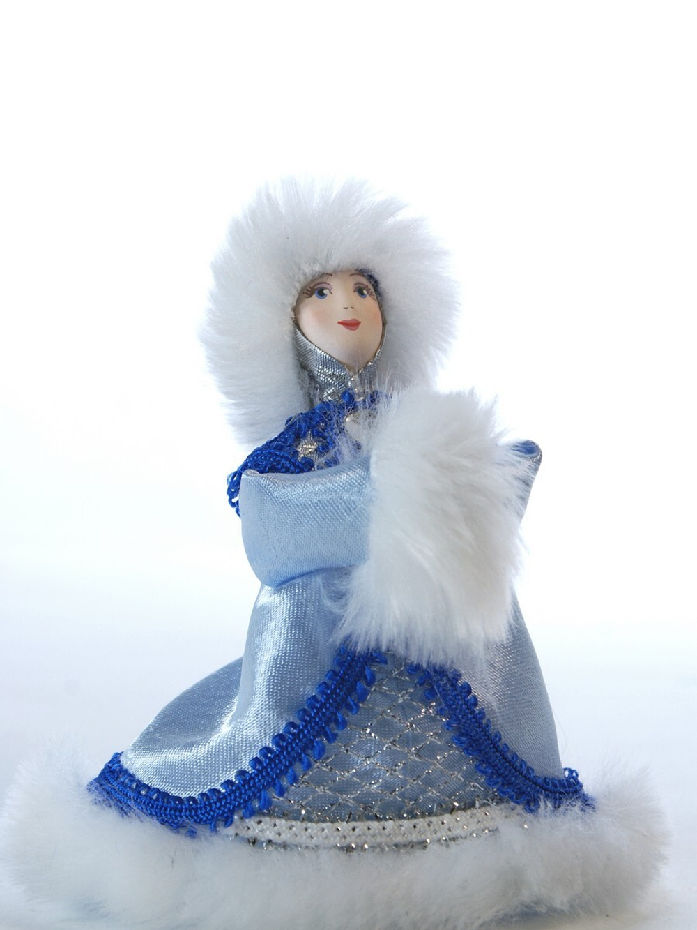 Кукла-подвеска Снегурочка-снежинка