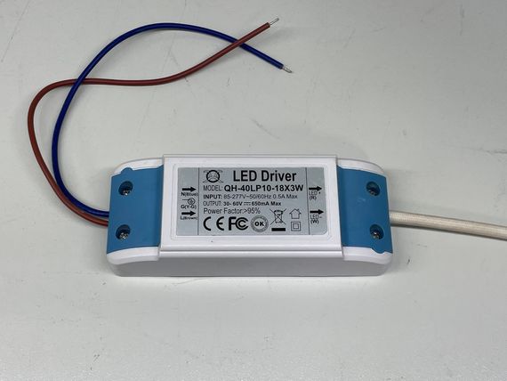 Драйвер QH-40LP40W 10-18*3W 30-60V 650mA 28396