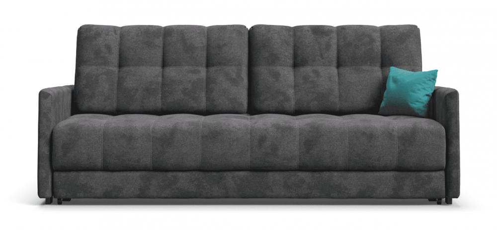 Диван Босс Лофт велюр Алькантара серый