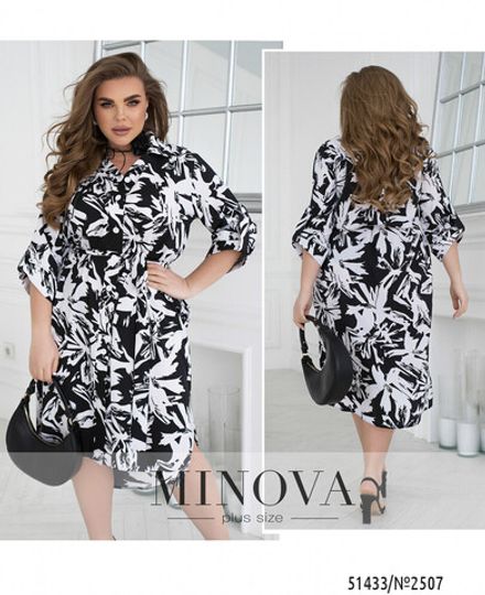 Платье 2507-черный Minova Фото 1