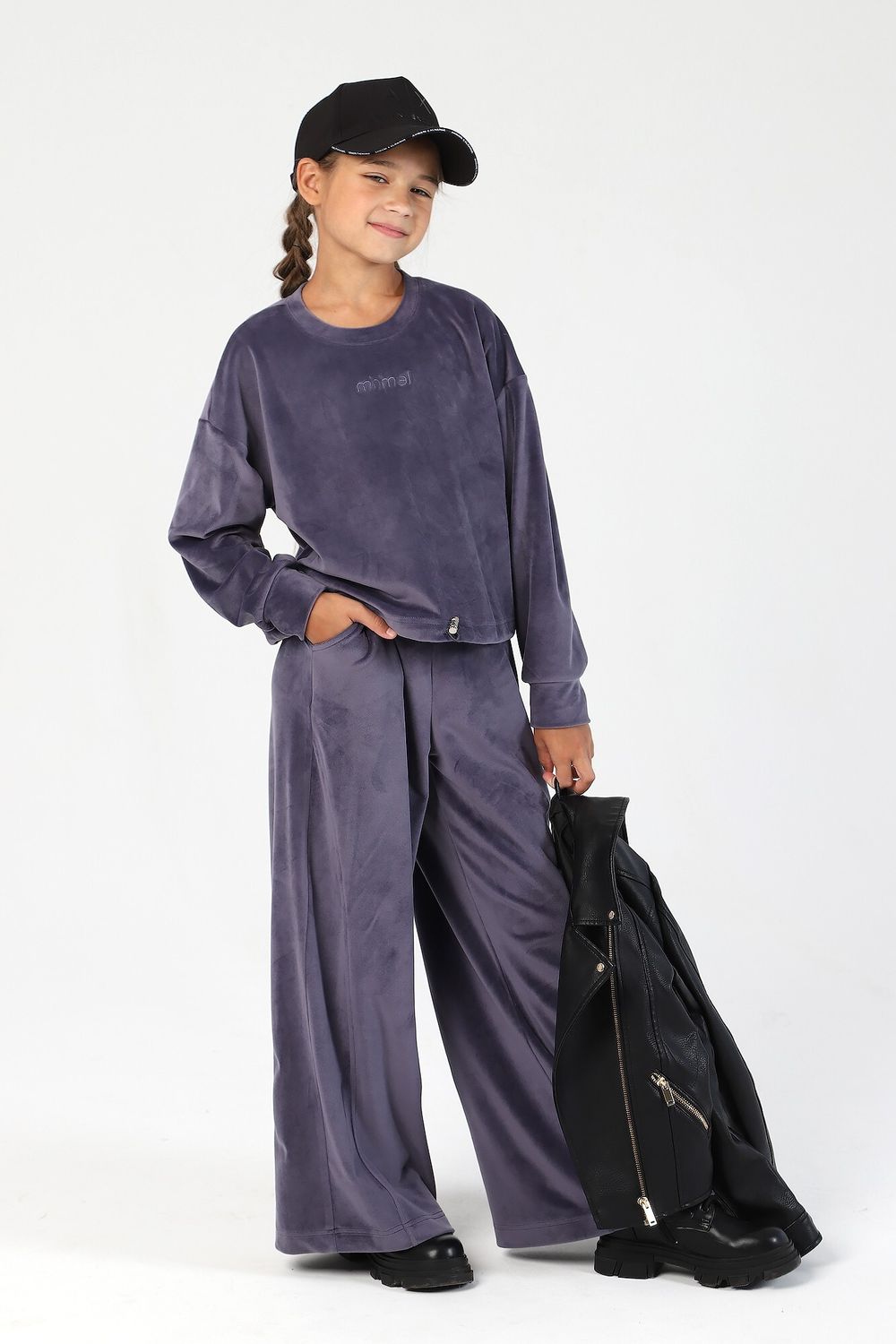 Костюм для девочки Вита-2 Виотекс СЕРЫЙ