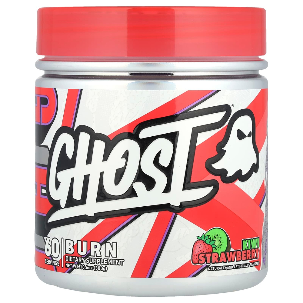 Ghost, Burn, киви и клубника, 300 г (10,6 унции)