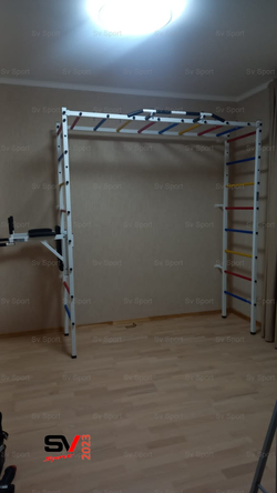 Монтаж спортивного комплекса Sv Sport П в бетонные, кирпичные стены