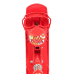 Снегокат "Ника-джамп" с граффити на красном