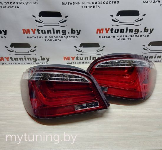Задние фонари для BMW 5 E60 LCI (07-10) LED красные светлые