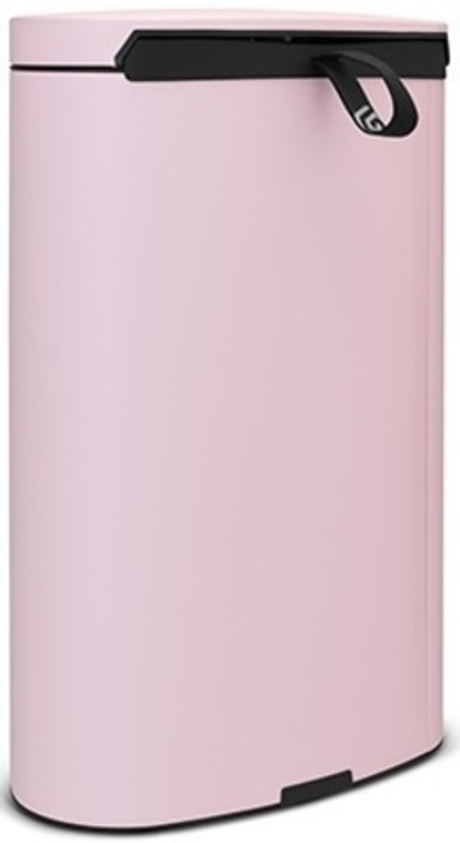 Ведро для мусора Brabantia FlatBack 40л розовое