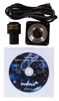 Микроскоп цифровой Levenhuk MED D20T, тринокулярный - фото 11