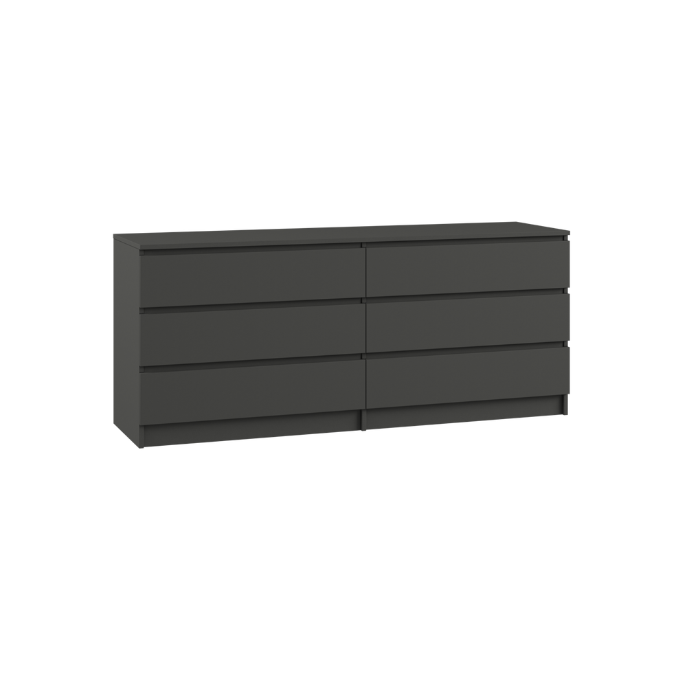 МС Мадера Комод 1384 1384х775х420 (лдсп графит новый)