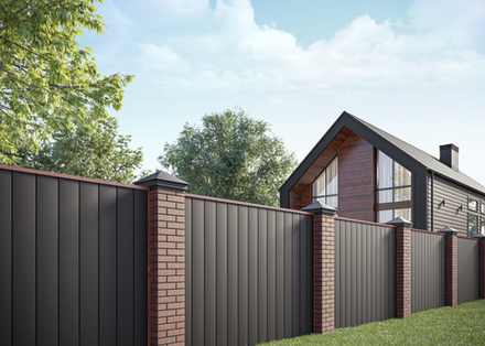 Модуль ограждения AQUASYSTEM Коричневый фактурный