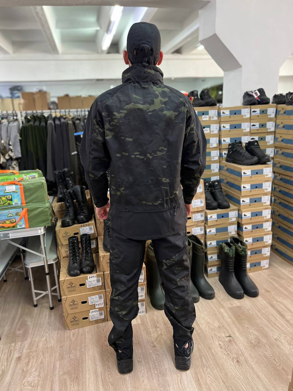 Тактический костюм Штурм / весна-лето / чёрный мультикам